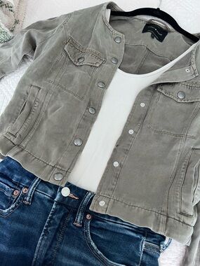 Lucky Brand Army Green Jacket